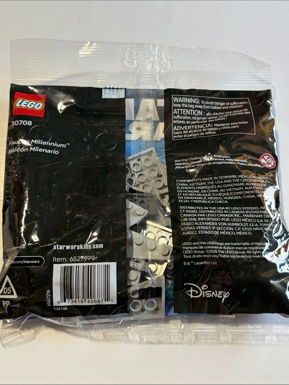 LEGO 30708 Star Wars Millennium Falcon Poly Bag (SEALED) LEGO Star Wars